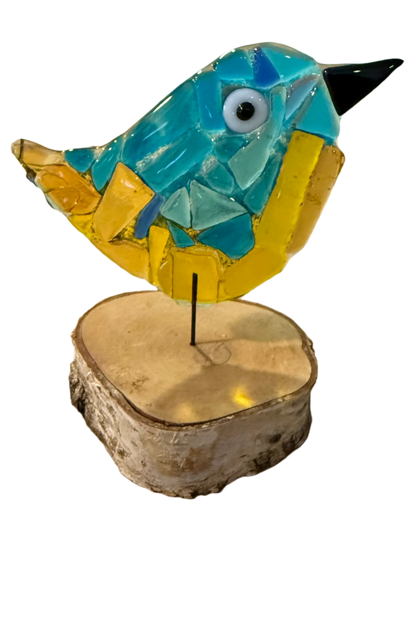 Handmade Glass Fusion bird