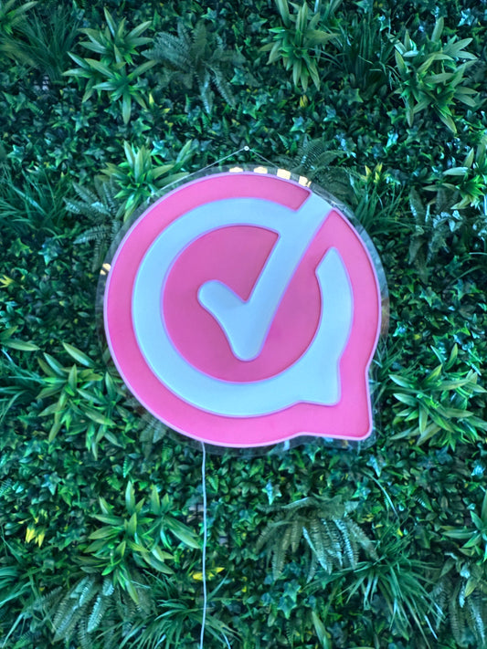 WebwinkelKeur Neon Logo Lamp – Handmade &amp; Unique